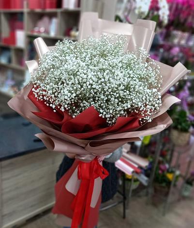 Букет цветов из: Гипсофила в Мокрое