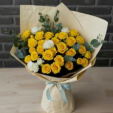 Букет цветов из:  Розы #REPLACE_PRED# Мокрое