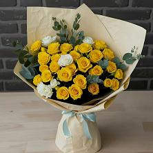 Букет цветов из:  Розы в Мокрое