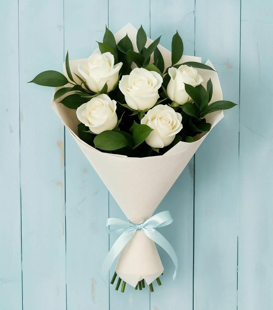 Букет цветов из: Розы в Мокрое