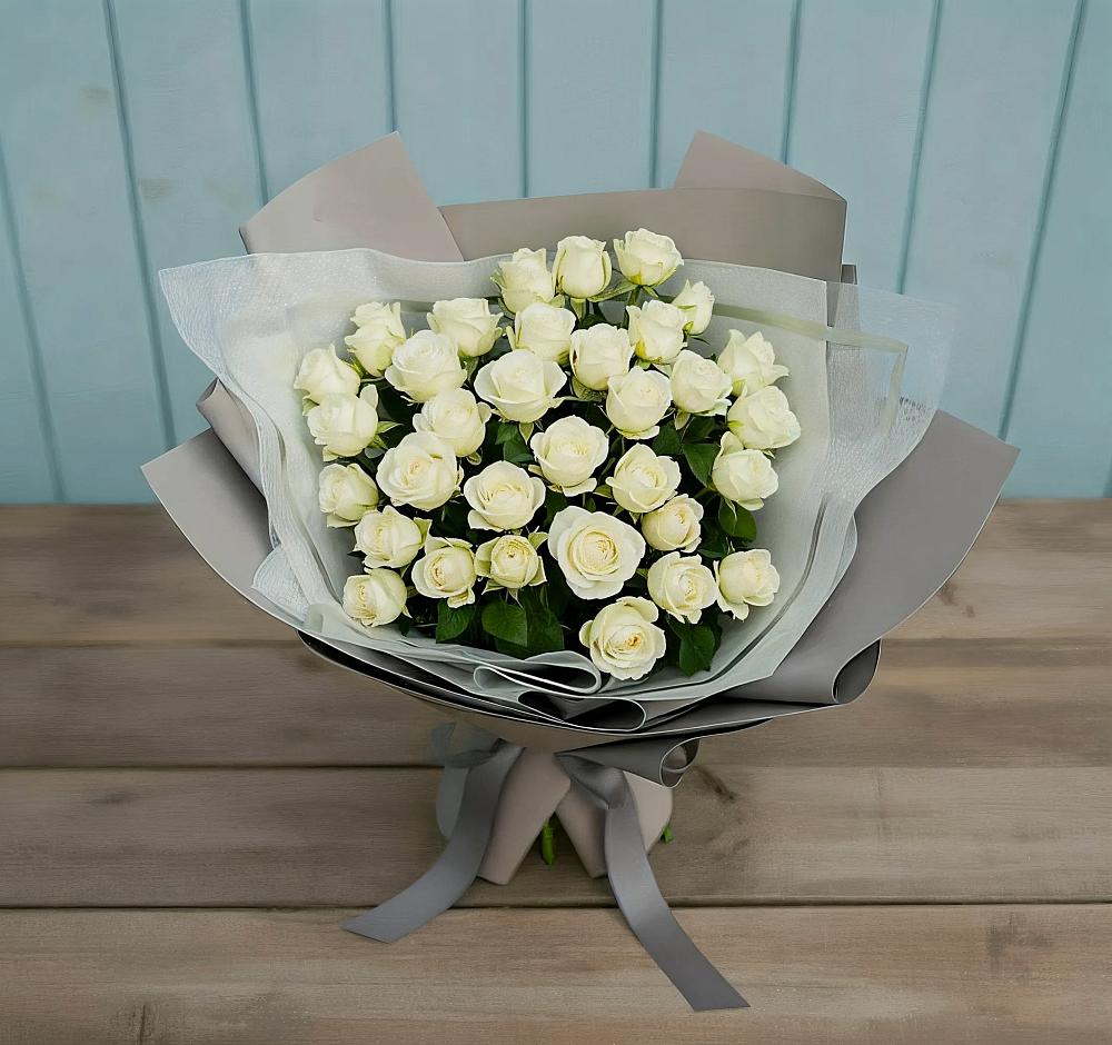 Букет Белоснежная нежность в Мокрое