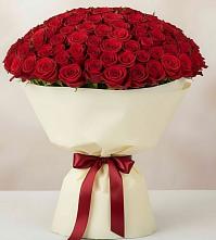 Букет 101 Красная роза Милано в Мокрое