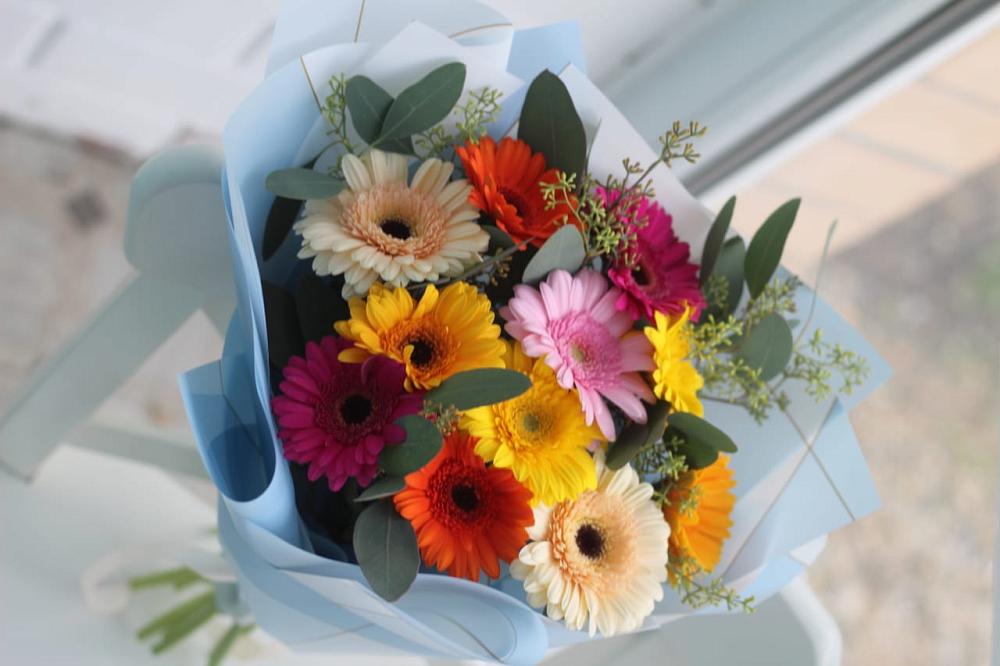 Букет цветов из: Герберы в Мокрое