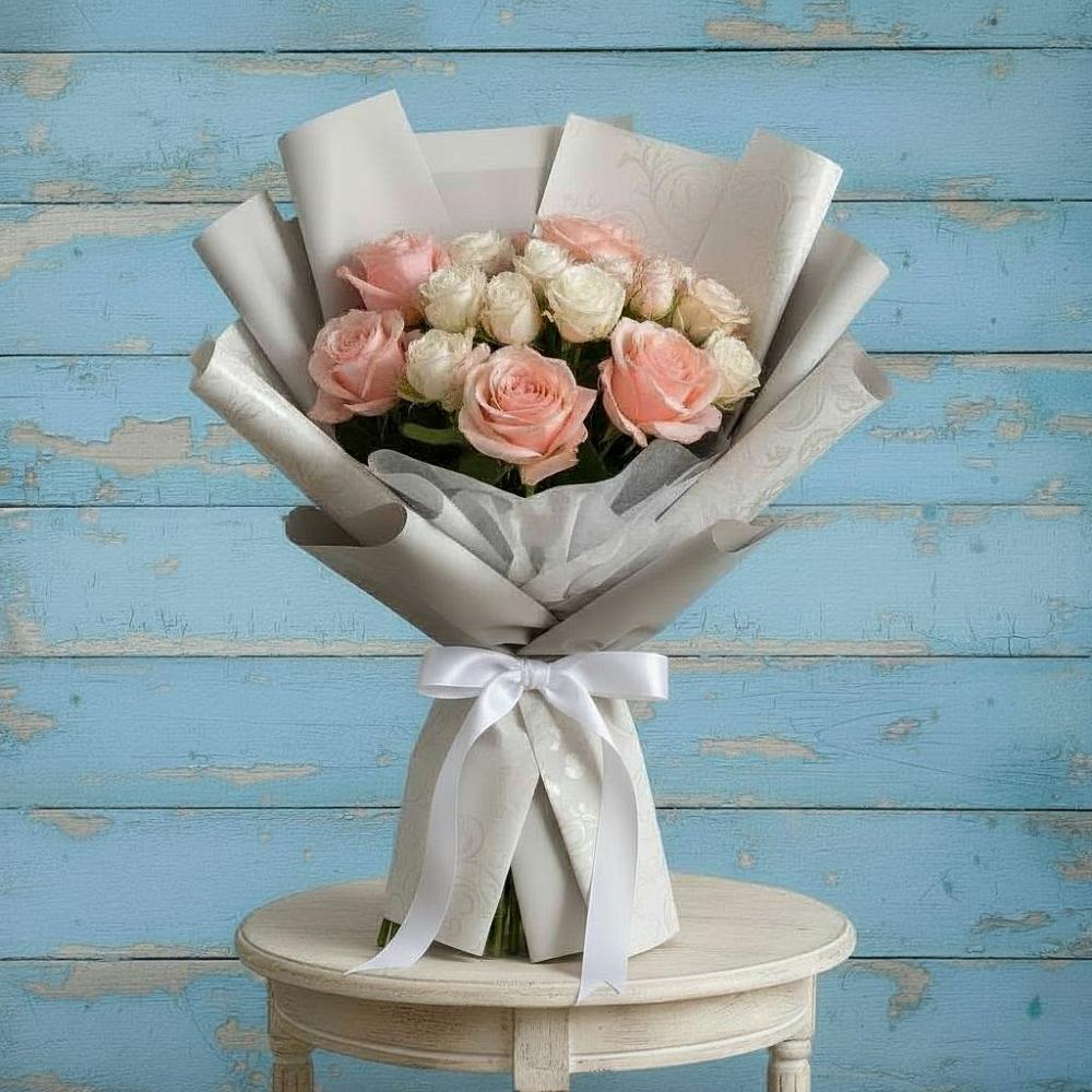 Букет цветов из: Розы в Мокрое