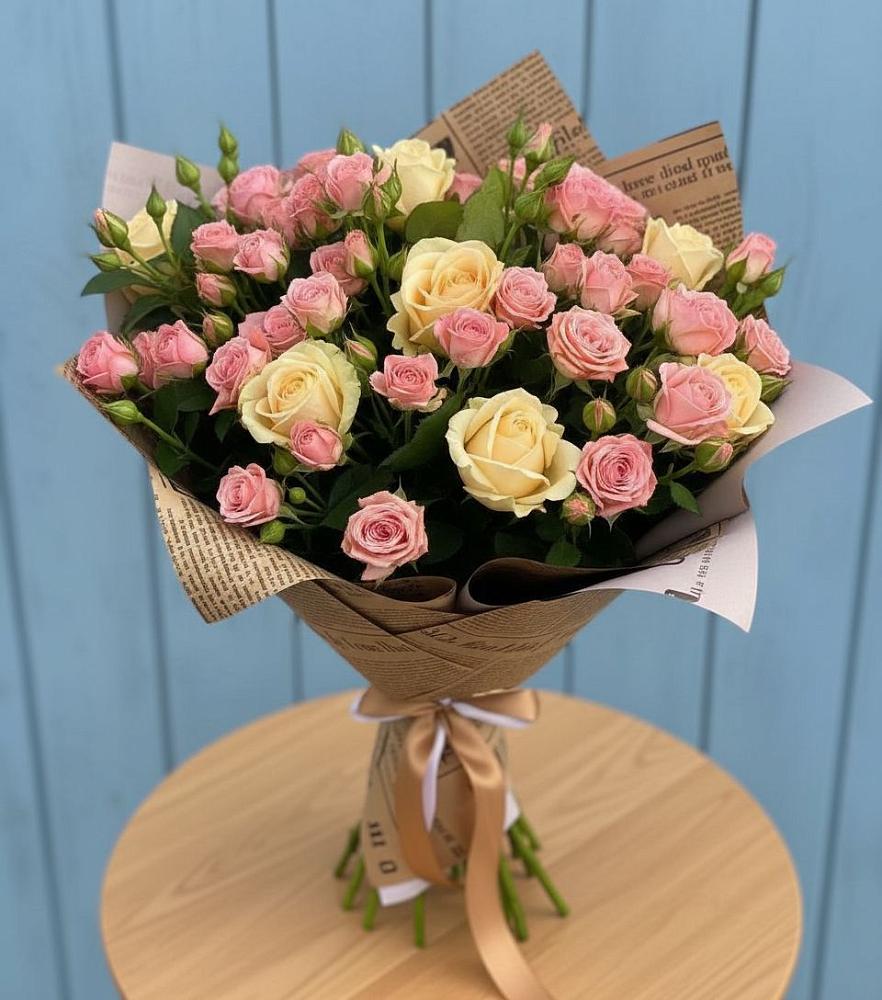 Букет цветов из: Розы в Мокрое