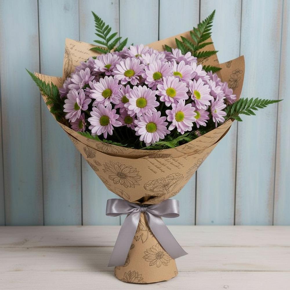 Букет цветов из: Хризантемы в Мокрое