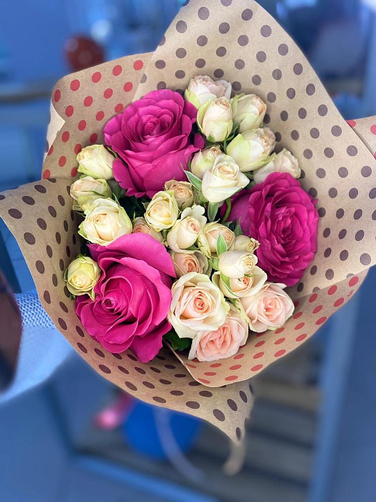 Букет цветов из: Розы в Мокрое