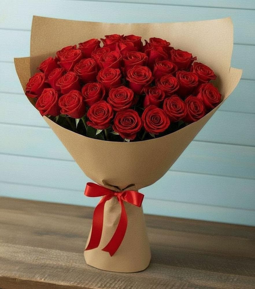 Букет Красные розы Милано в Мокрое