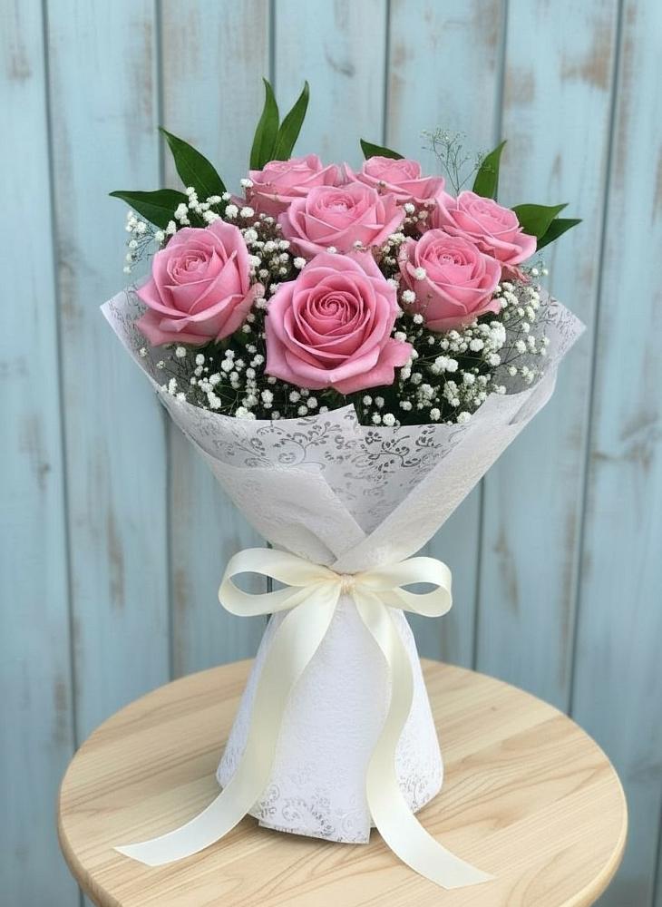 Букет цветов из: Розы в Мокрое