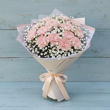 Букет цветов из:  Гвоздики в Мокрое