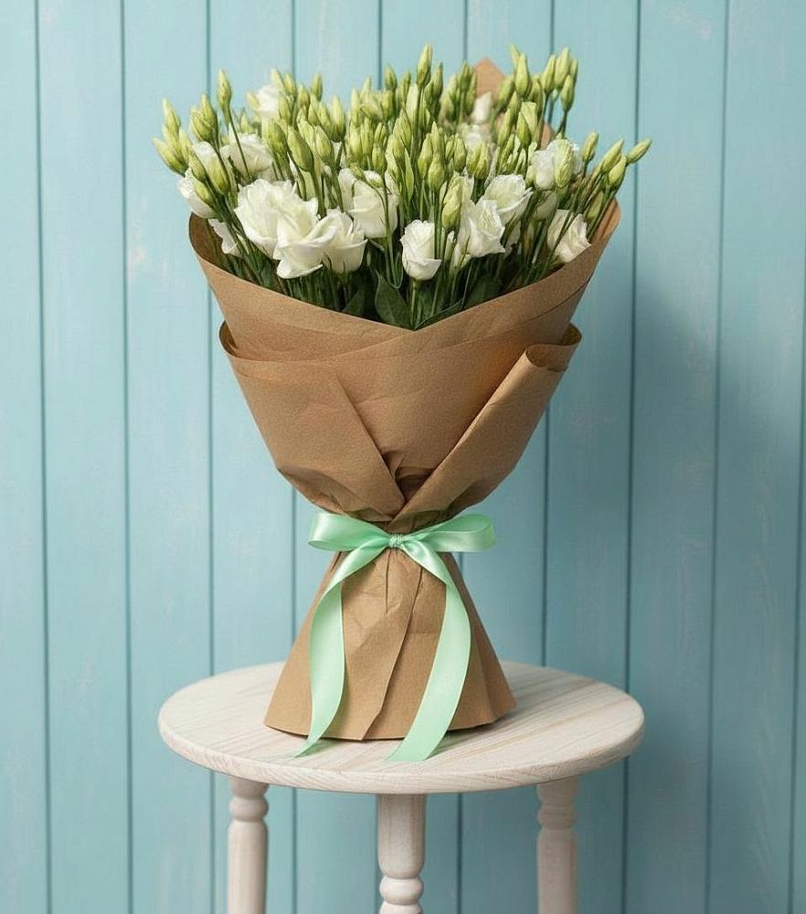 Букет цветов из: Лизиантусы в Мокрое