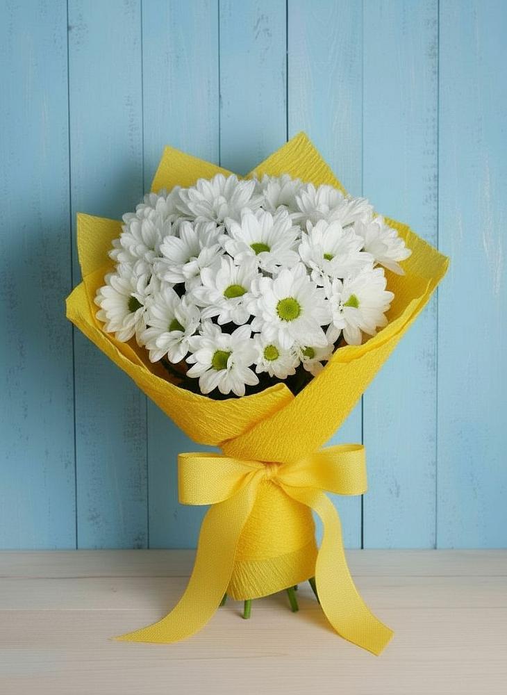 Букет цветов из: Хризантемы в Мокрое