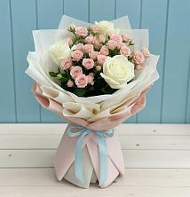 Букет цветов из:  Розы в Мокрое