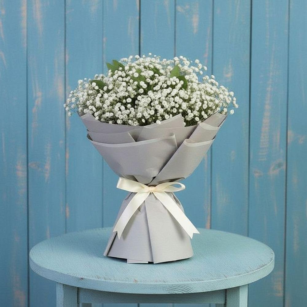 Букет цветов из: Гипсофила в Мокрое