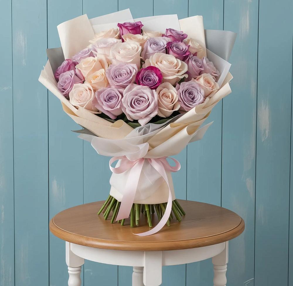 Букет цветов из: Розы в Мокрое