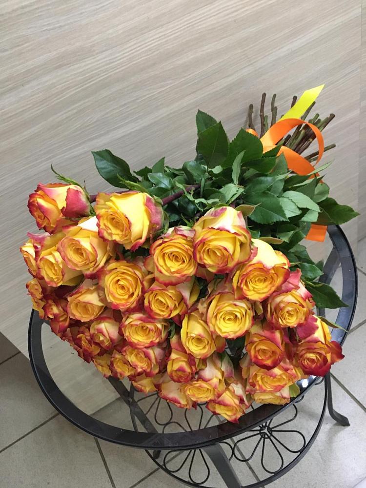 Букет Желтые розы в Мокрое