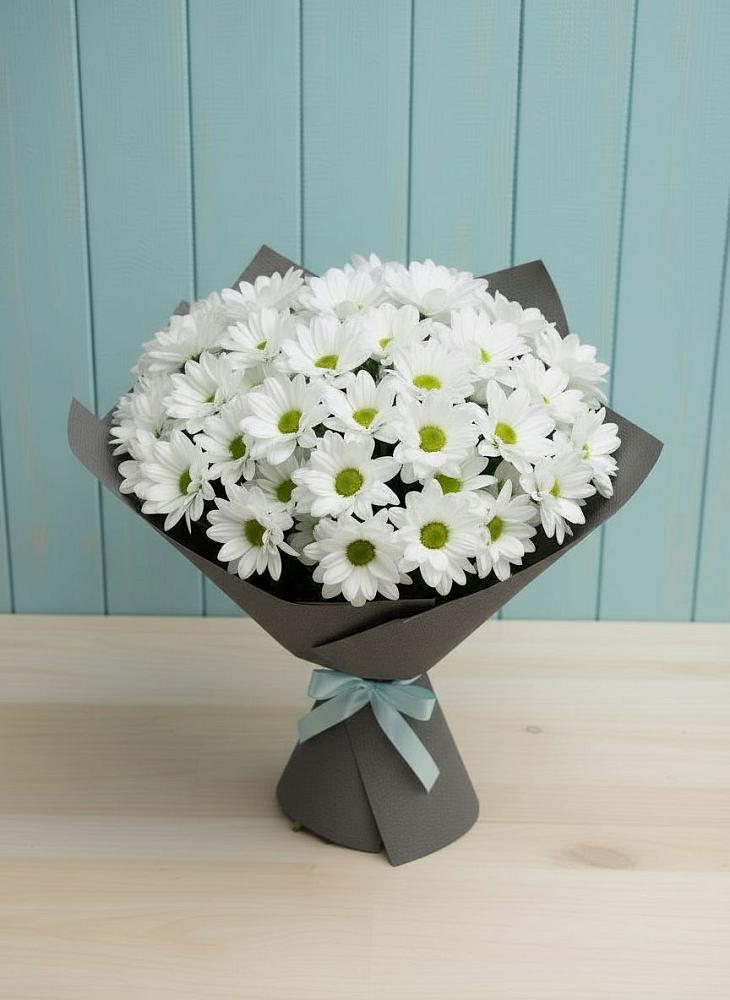 Букет цветов из: Хризантемы в Мокрое