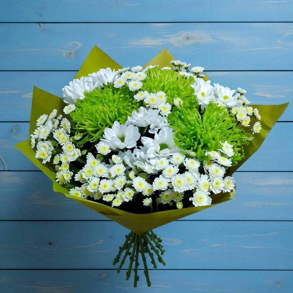 Букет цветов из: Хризантемы в Мокрое