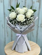 Букет цветов из:  Розы в Мокрое