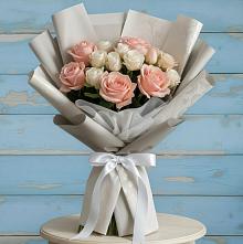 Букет цветов из:  Розы #REPLACE_PRED# Мокрое