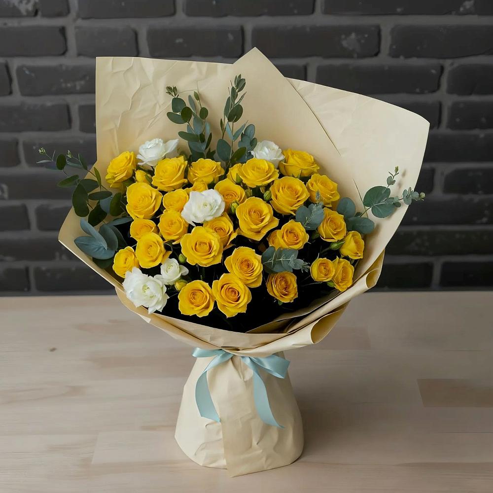 Букет цветов из: Розы в Мокрое