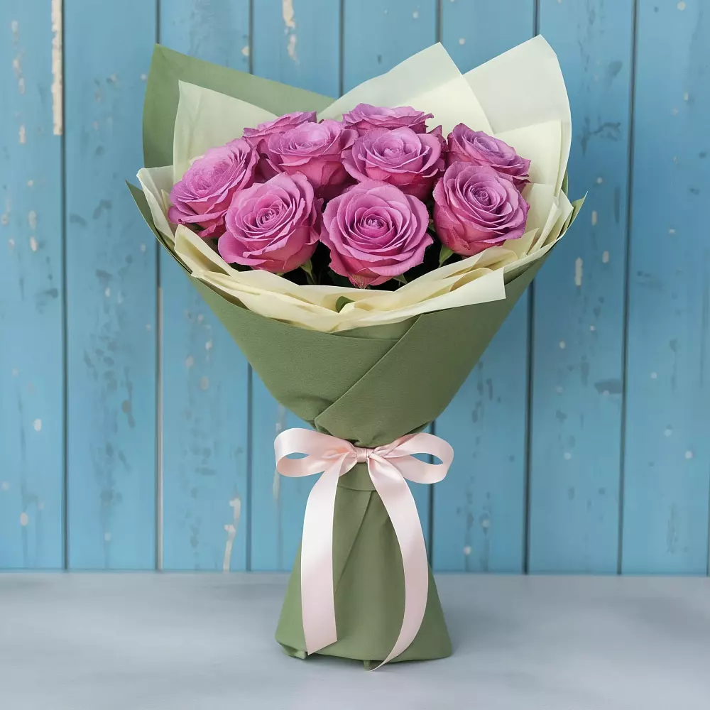 Букет Розы Фёрст Леди в Мокрое