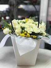 Цветочная композиция из Розы  в Мокрое