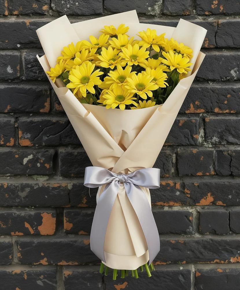 Букет цветов из: Хризантемы в Мокрое