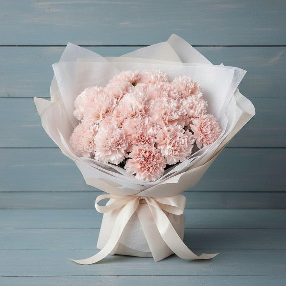 Букет цветов из: Гвоздики в Мокрое