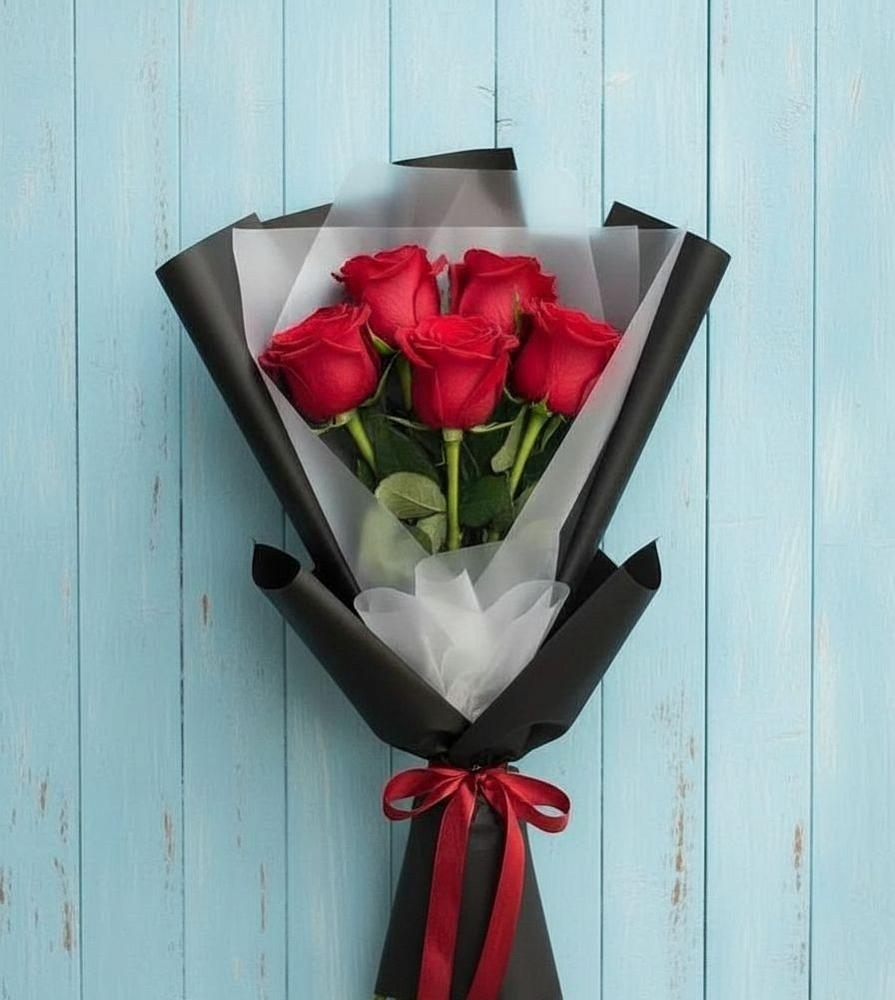 Букет цветов из: Розы в Мокрое