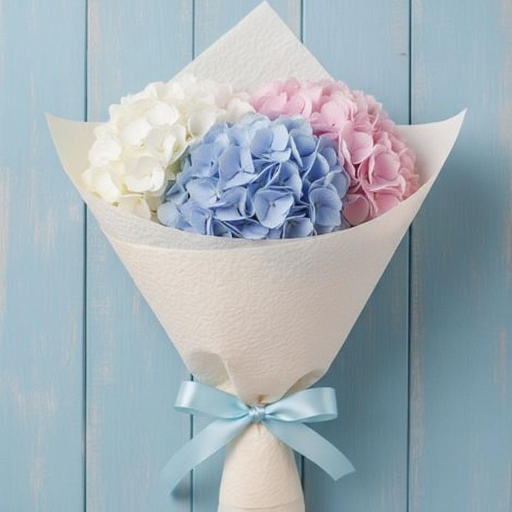 Букет цветов из: Гортензия в Мокрое