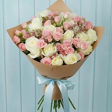 Букет цветов из:  Розы #REPLACE_PRED# Мокрое